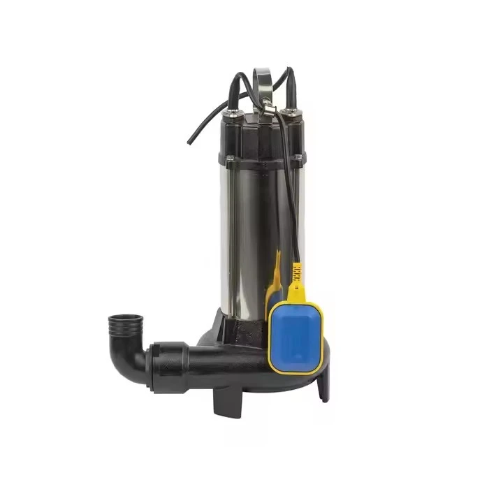 High Flow V1100DF 1.1kW Sewage Pump Stainless Steel Cutting Blade CE Certified factory