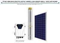 3DSD4-127-110-1100 1100w مضخة مياه Deepwell تعمل بالطاقة الشمسية للري